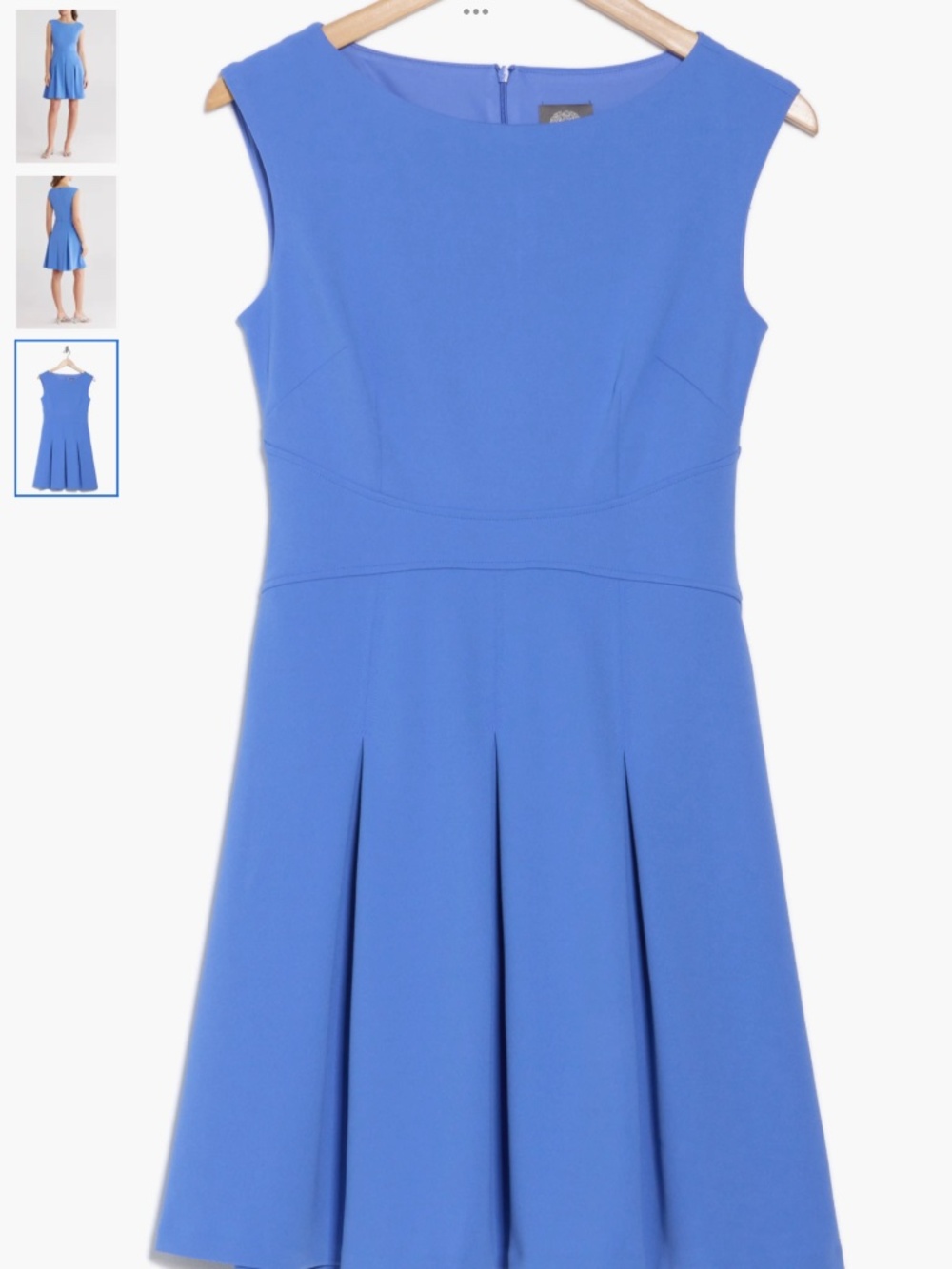 Vince Camuto Sleeveless Crepe Fit & Flare Dress, size 10 - Picture 3 of 13